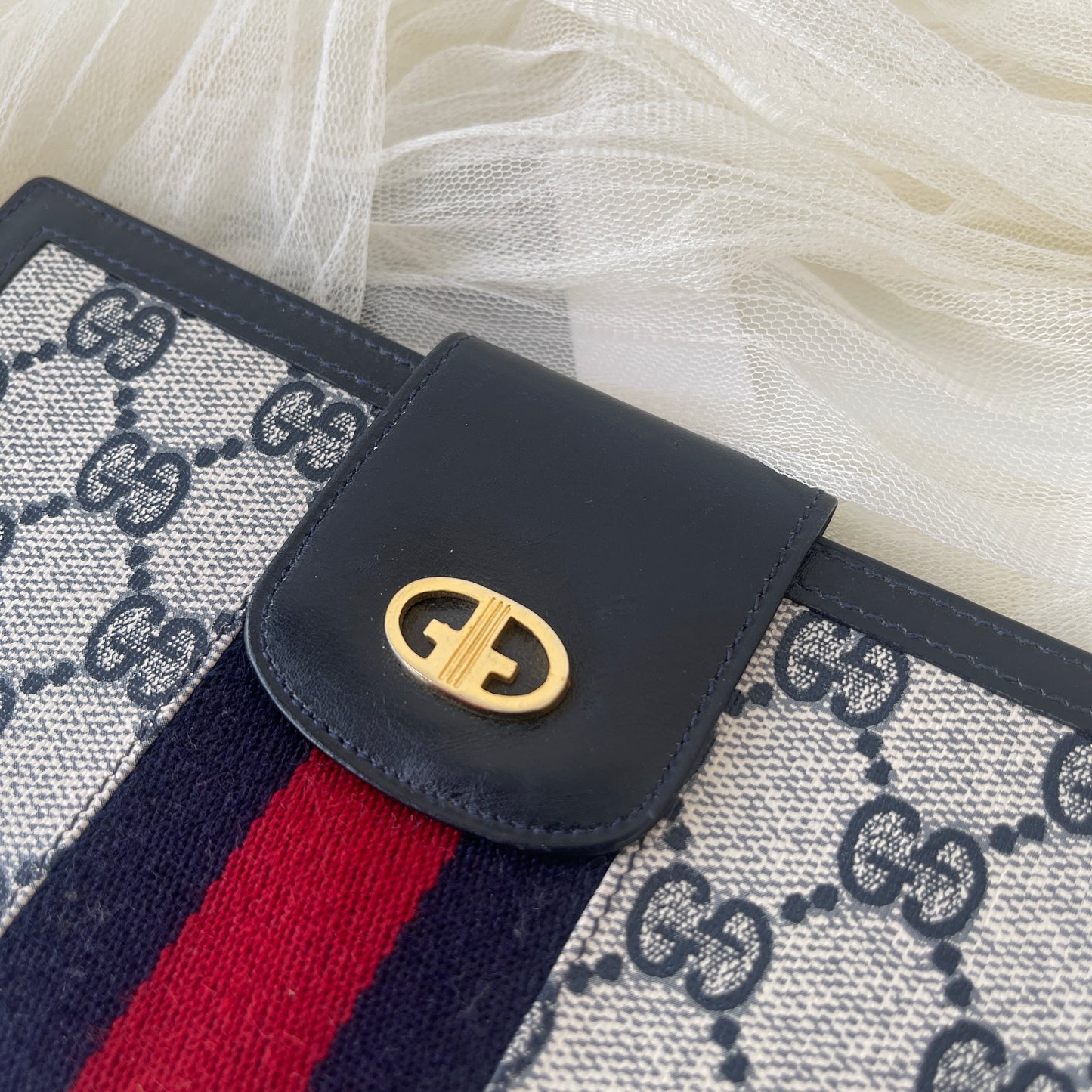 Gucci Navy Wallet