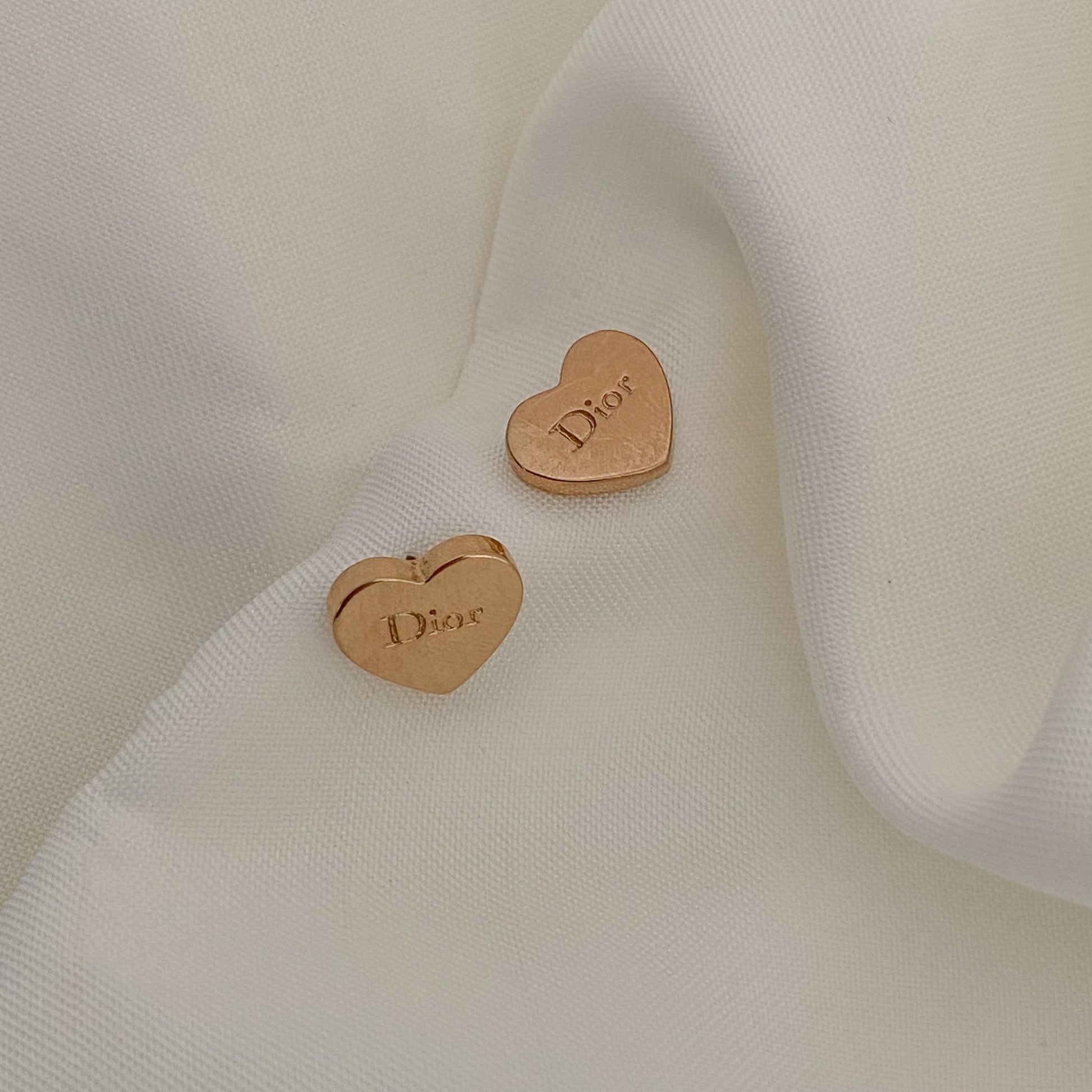 Dior Mini Heart Shape Earring - Leluxe Vintage Sdn. Bhd.