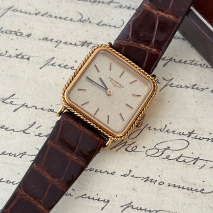 Longines Linen Square Watch