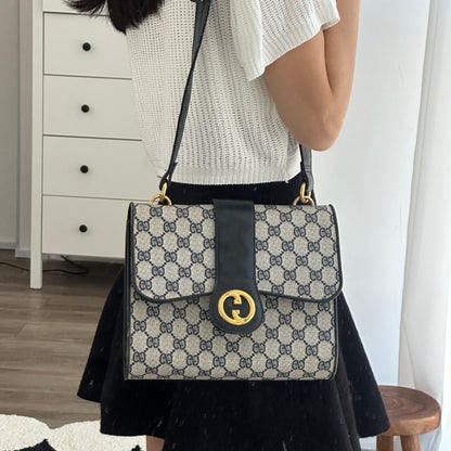 Gucci Navy Vintage Bag