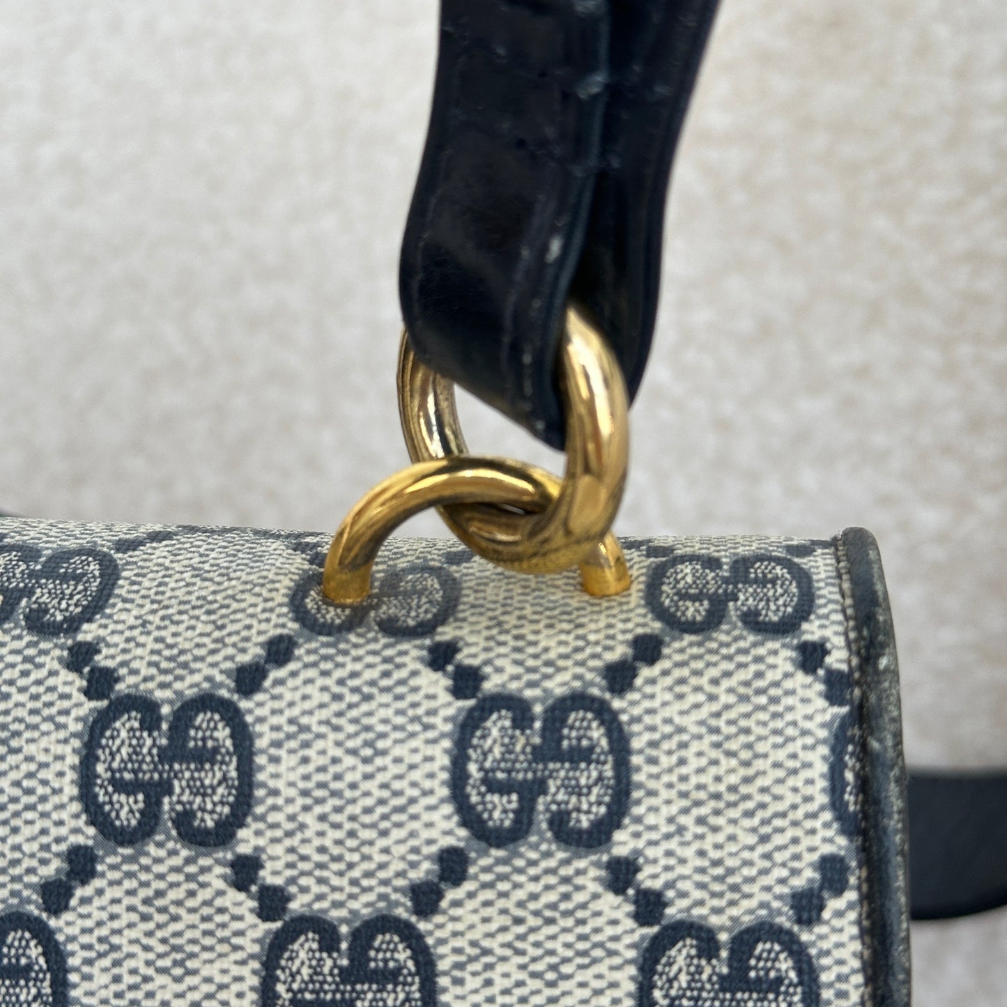 Gucci Navy Vintage Bag