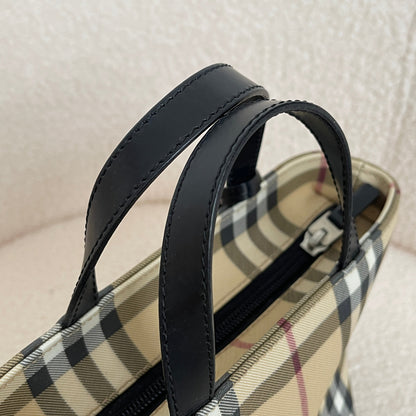 Burberry Neutral Mini Tote Bag