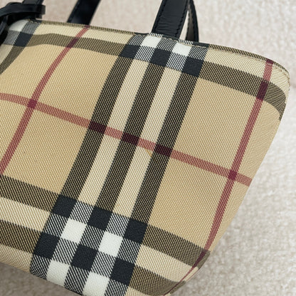 Burberry Neutral Mini Tote Bag