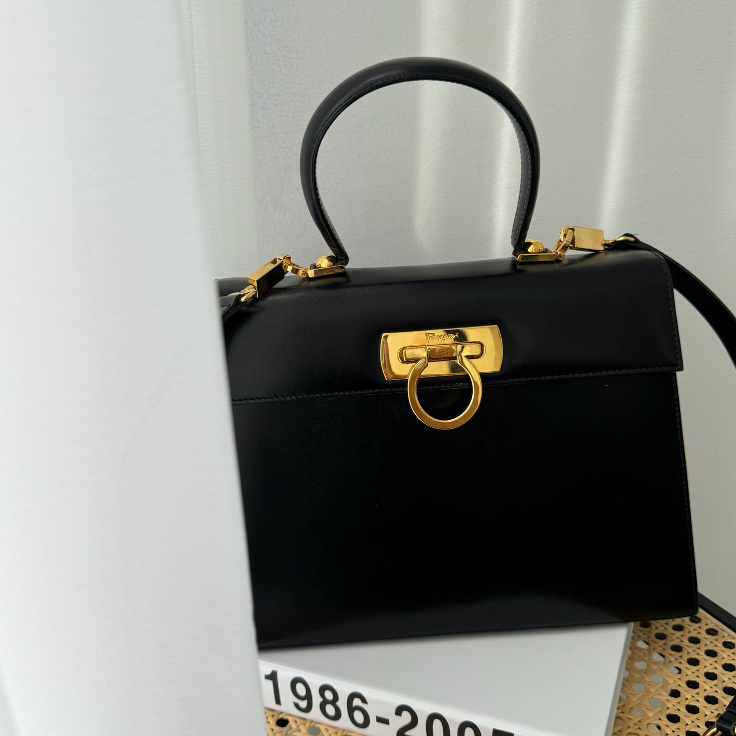 Ferragamo Gancini Kelly Bag Medium