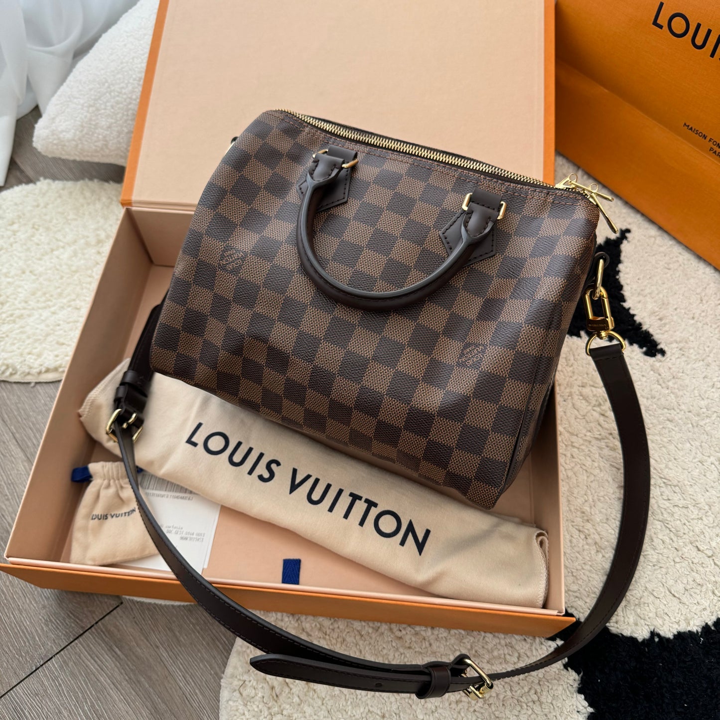 Louis Vuitton Damier Speedy 25