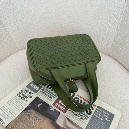 Bottega Veneta Intrecciato Mini Handbag Green