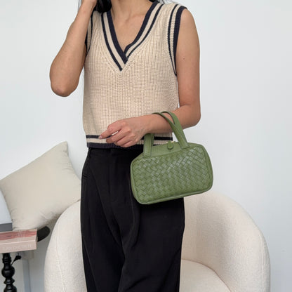 Bottega Veneta Intrecciato Mini Handbag Green