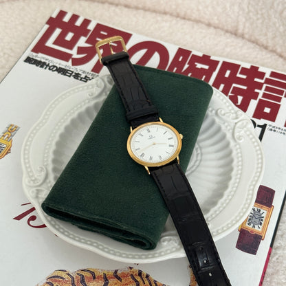 Omega Round Men Quartz Watch