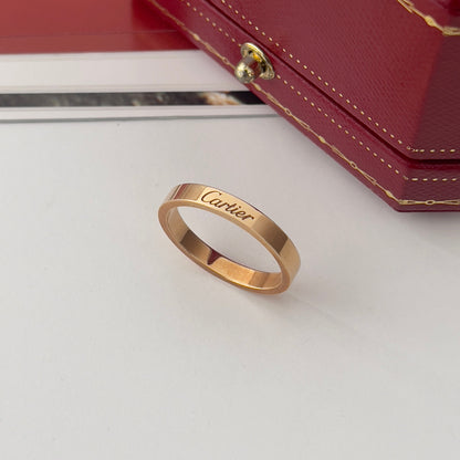 Cartier C de Cartier Weddding Band - Leluxe Vintage Sdn. Bhd.