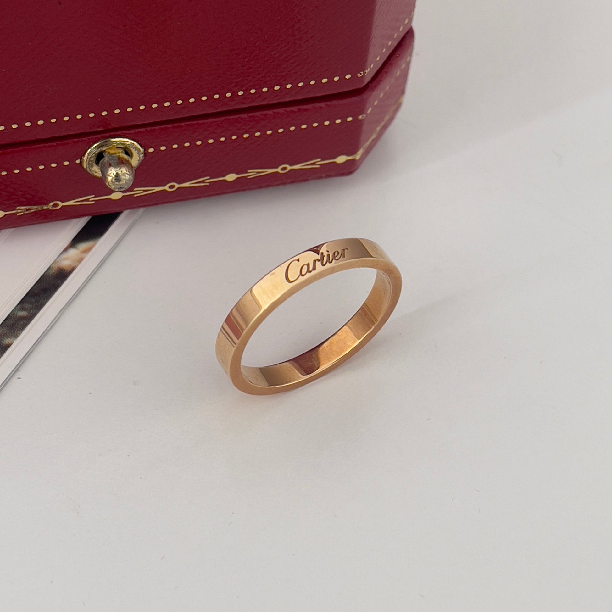Cartier C de Cartier Weddding Band - Leluxe Vintage Sdn. Bhd.