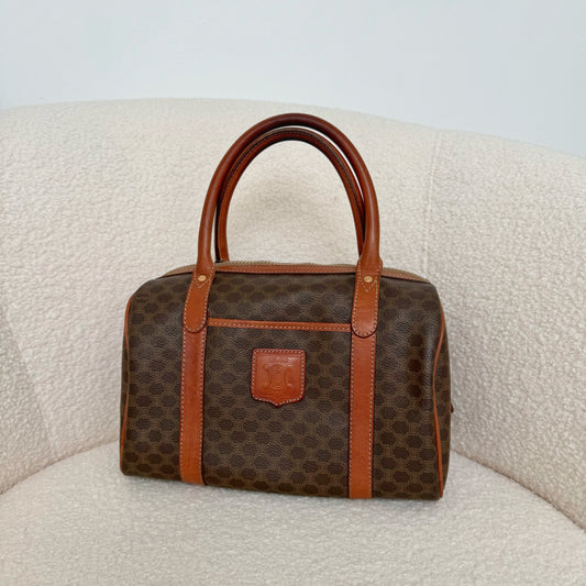 Celine Triomphe Macadam Monogram Boston 25