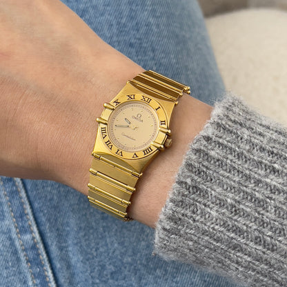 Omega 18K Constellation Quartz Watch