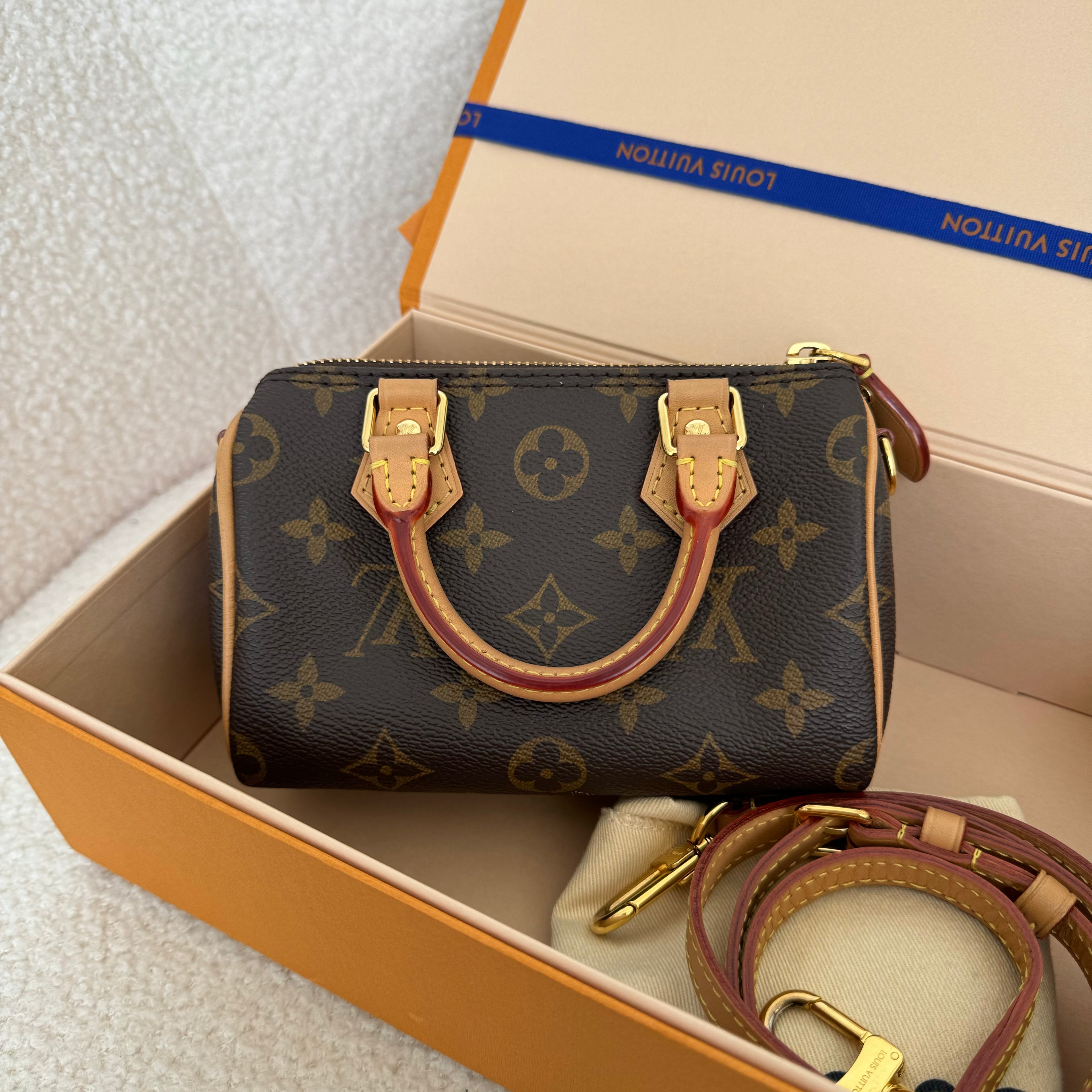 Louis Vuitton Nano Speedy Monogram - Leluxe Vintage Sdn. Bhd.