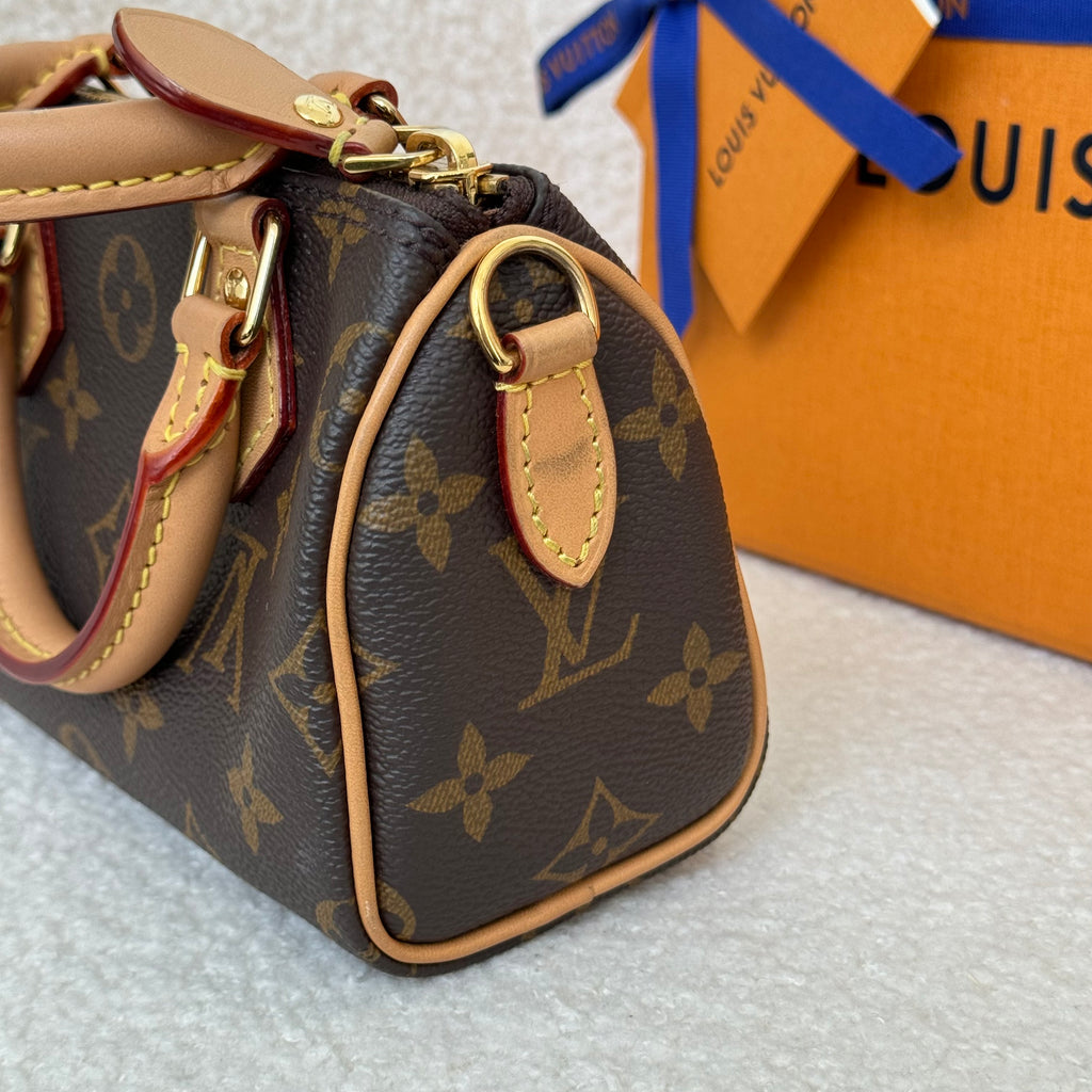 Louis Vuitton Nano Speedy Monogram - Leluxe Vintage Sdn. Bhd.