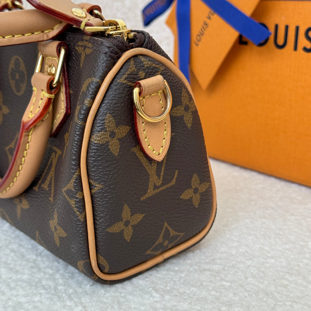 Louis Vuitton Nano Speedy Monogram - Leluxe Vintage Sdn. Bhd.