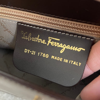 Ferragamo Gancini Flap Shoulder Bag