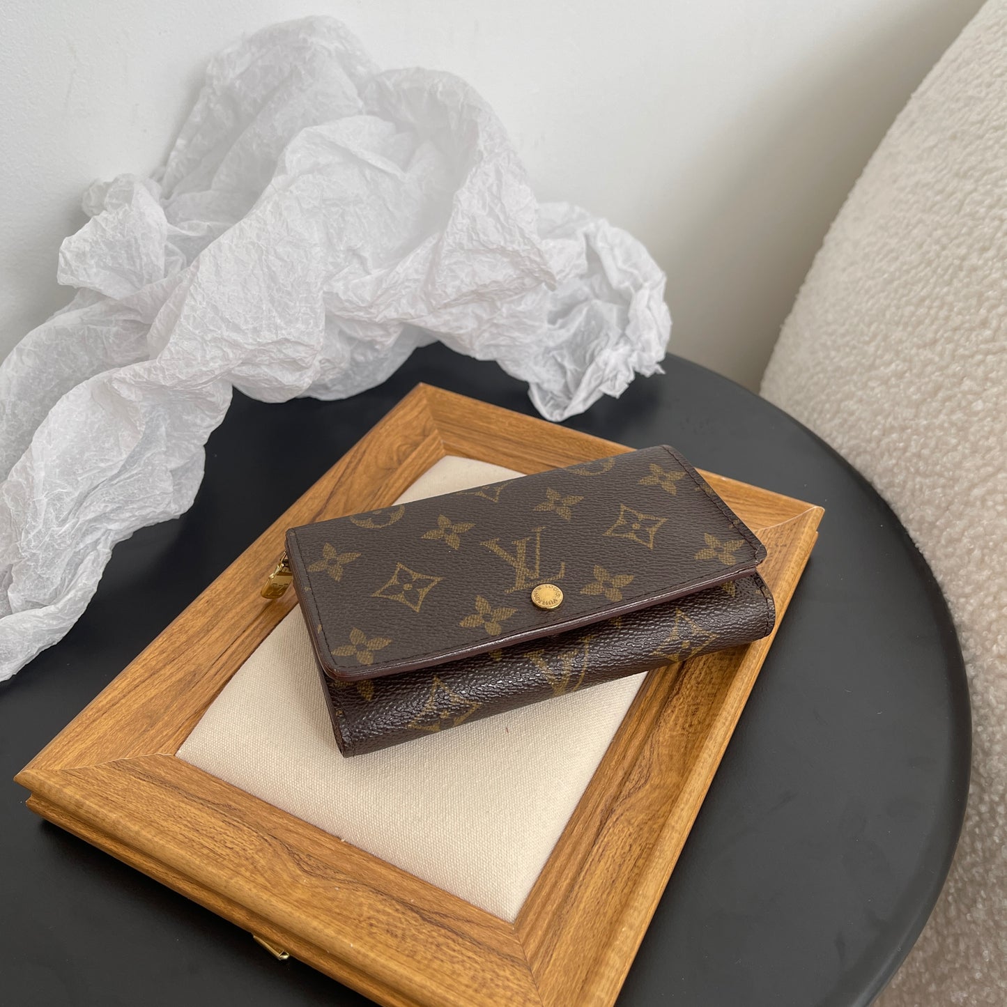 Louis Vuitton Porte Monnaie Billets Tresor Wallet Monogram