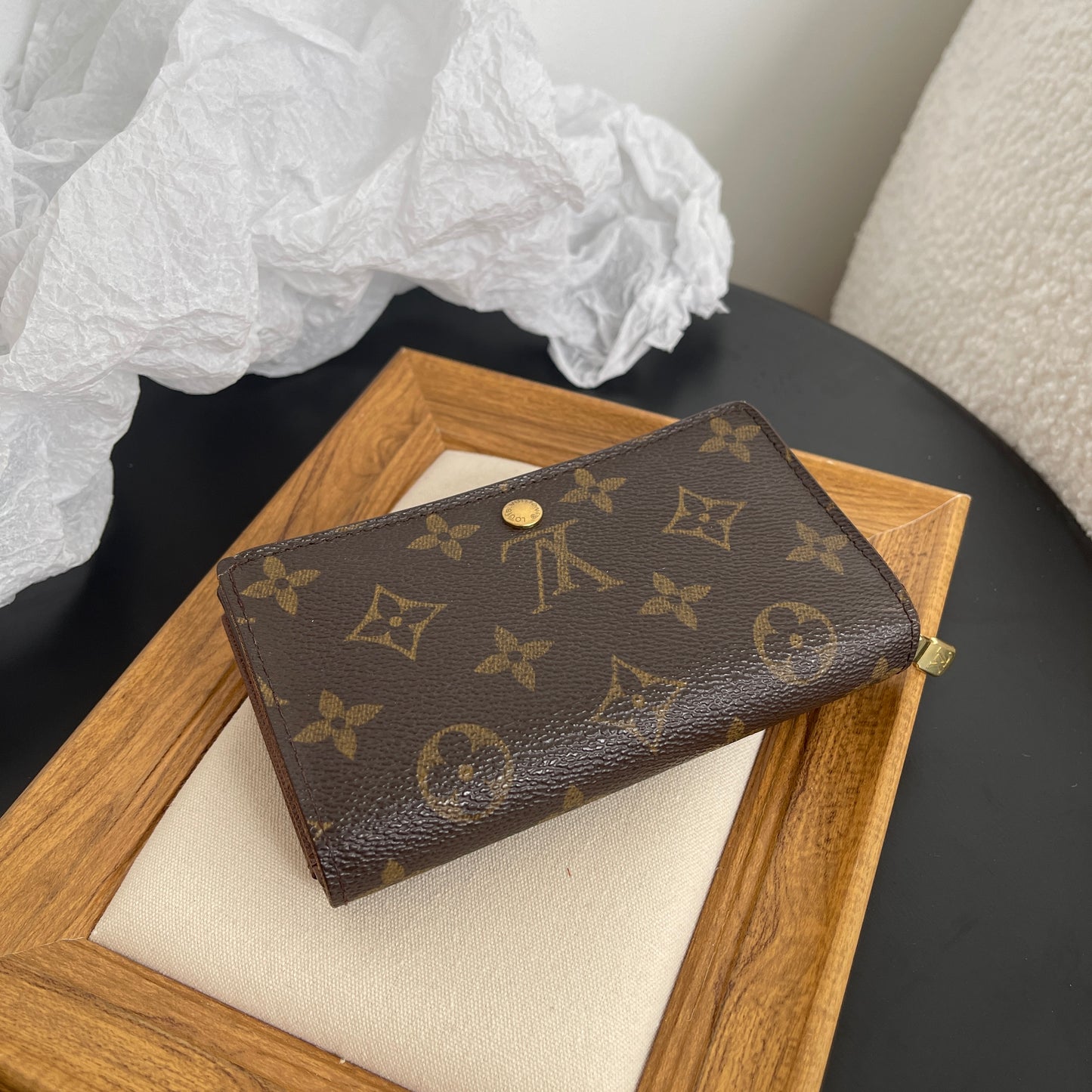 Louis Vuitton Porte Monnaie Billets Tresor Wallet Monogram