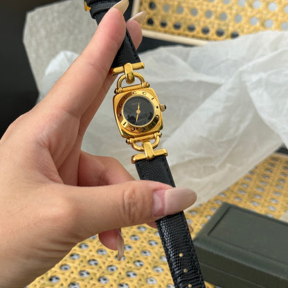 Gucci Black Horsebit Watch