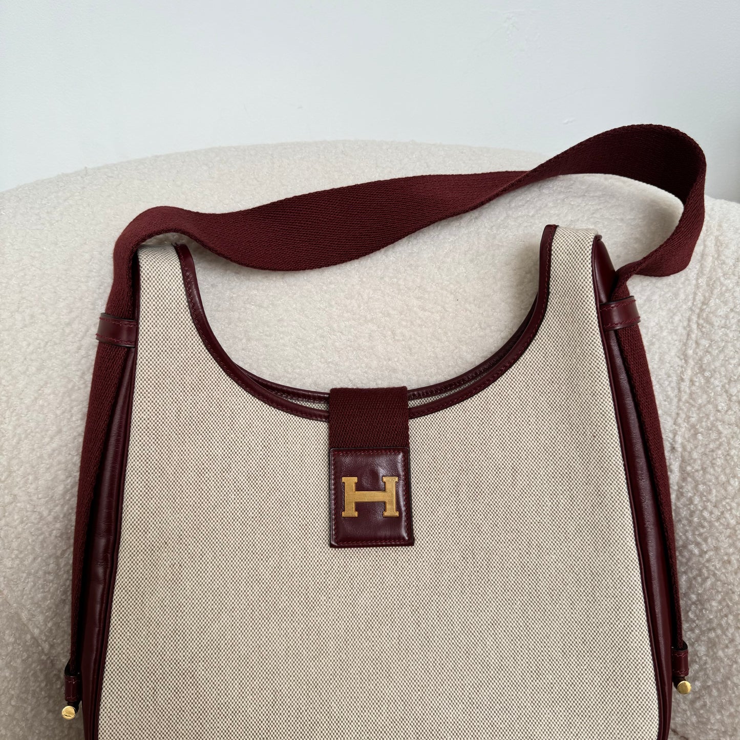 Hermes Sac Sako Toile H