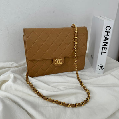 Chanel Vintage Flap Beige