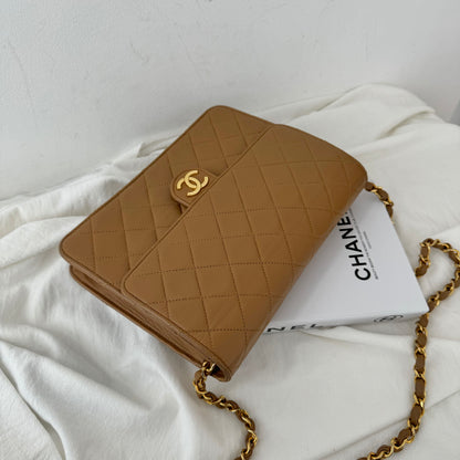 Chanel Vintage Flap Beige