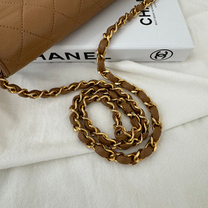 Chanel Vintage Flap Beige