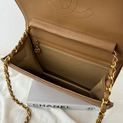 Chanel Vintage Flap Beige