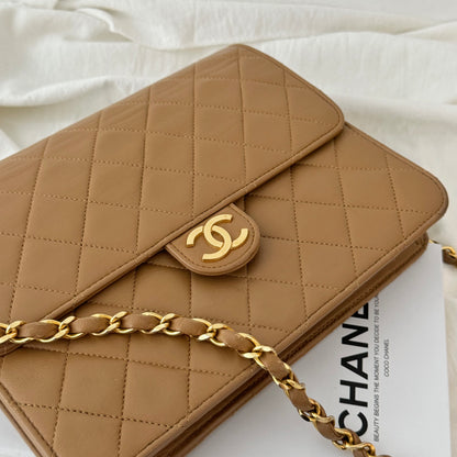 Chanel Vintage Flap Beige