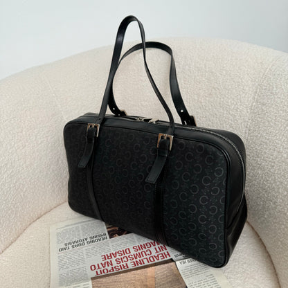 Celine Boston Black in Cloth